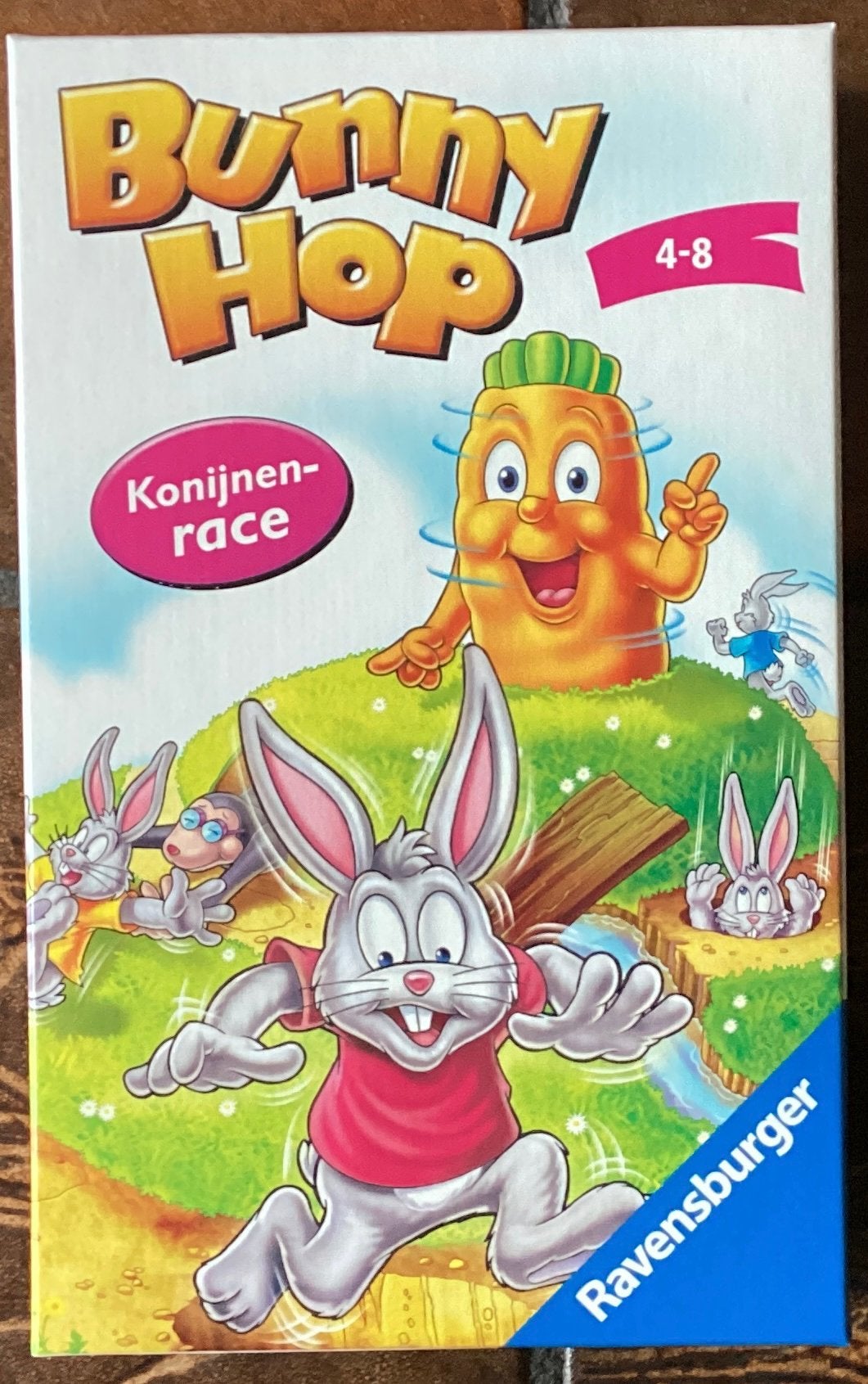 Bunny Hop Konijnenrace – spannend actiespel vanaf 4 jaar, Ophalen of Verzenden, Zo goed als nieuw