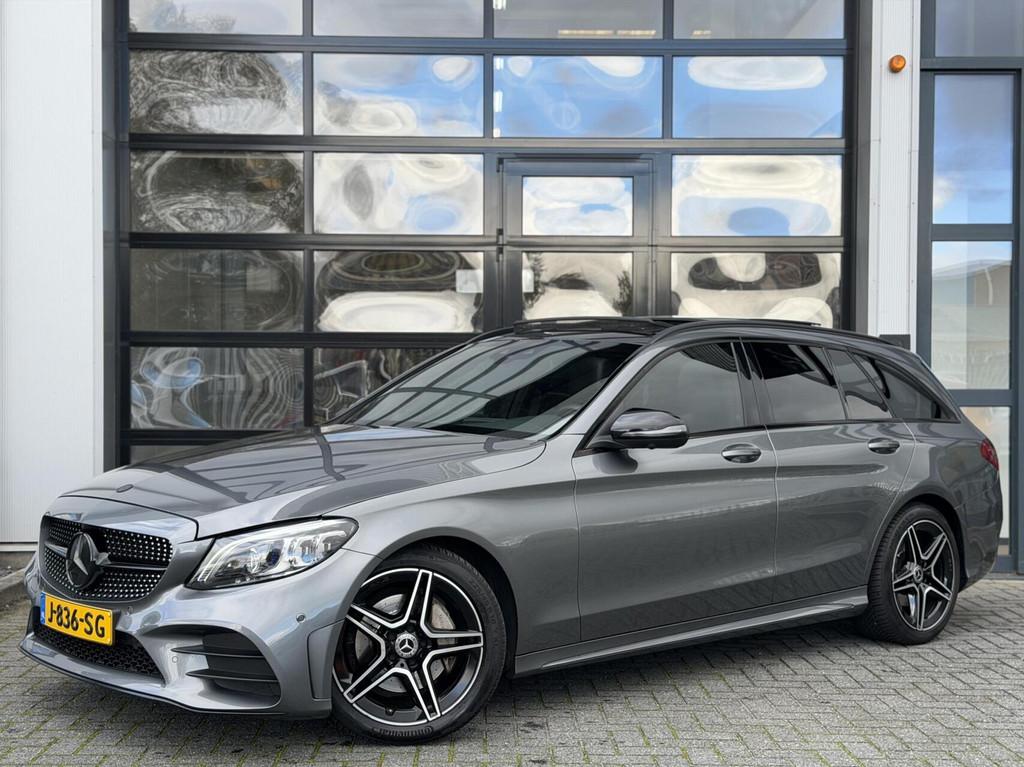 Mercedes C-klasse Estate 180 Business Solution AMG / PANO, Auto's, Mercedes-Benz, Automaat, Automatische klimaatregeling, 1430 kg