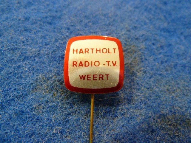 Speldje Hartholt radio - tv Weert, Verzamelen, Ophalen of Verzenden, Zo goed als nieuw, Overige onderwerpen
