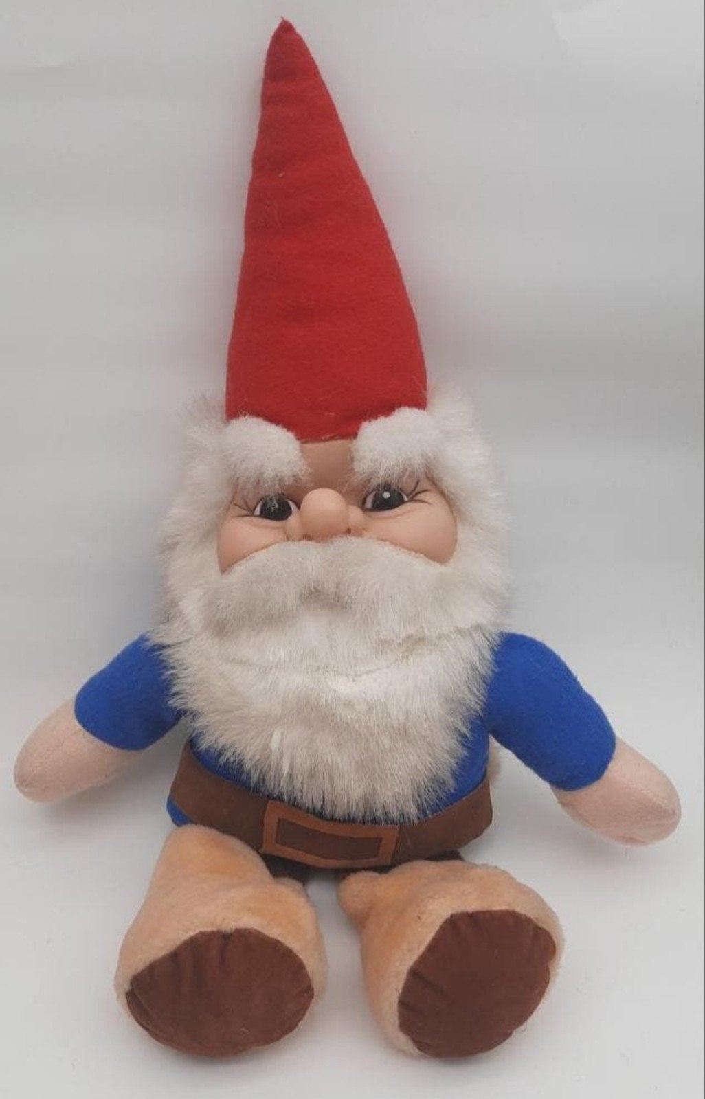 David de Kabouter knuffel ca. 45cm hoog uit 1988!, Ophalen of Verzenden, Gebruikt, Overige typen, Middelgroot (20 tot 80 cm)