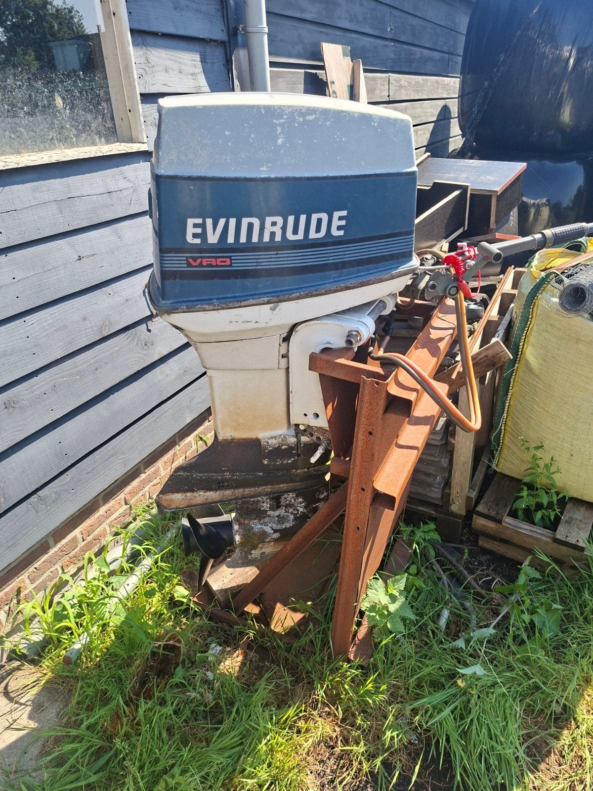 Buitenboordmotor evinrude 70 pk te koop, Ophalen, 30 pk of meer, Elektrische start, Buitenboordmotor