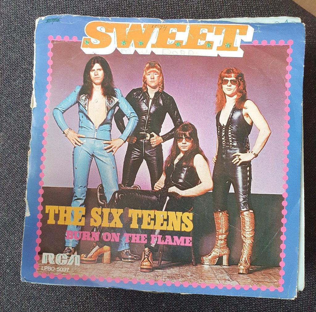 Sweet - Six Teens, Gebruikt, Verzenden, 7 inch, Fotohoes