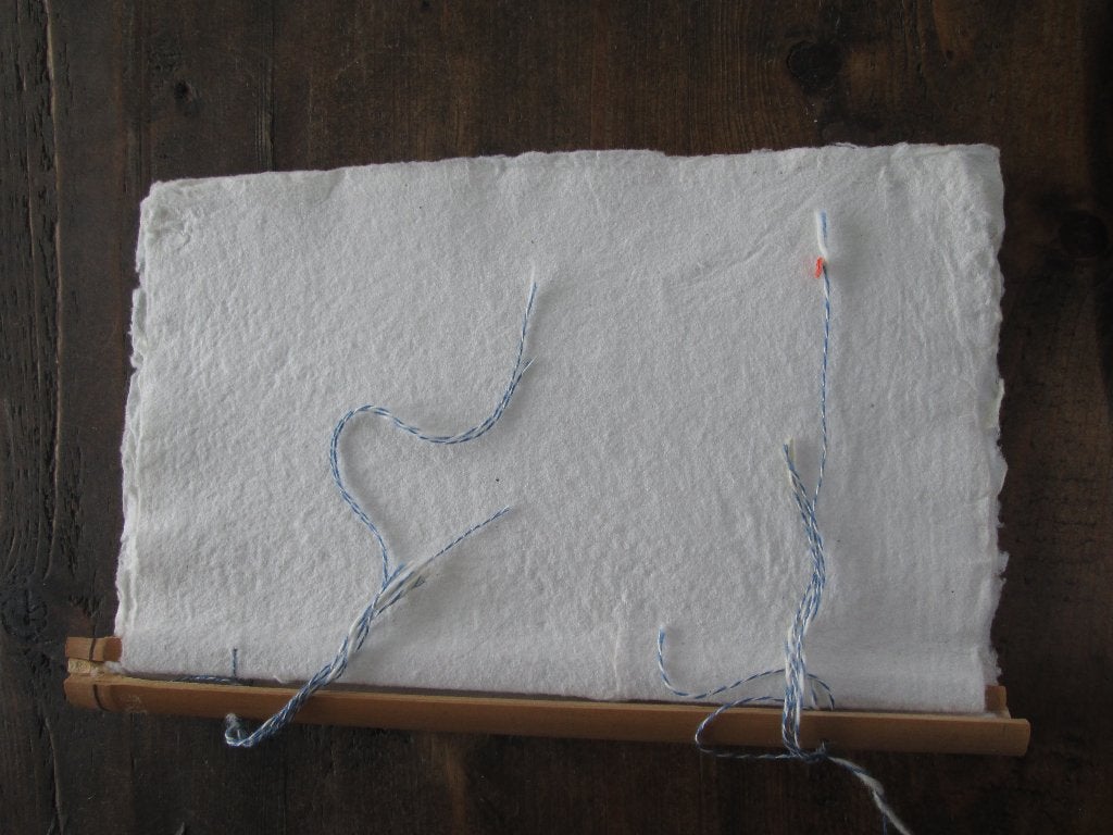 Boekje van handgeschept papier, D, Ophalen of Verzenden, Nieuw