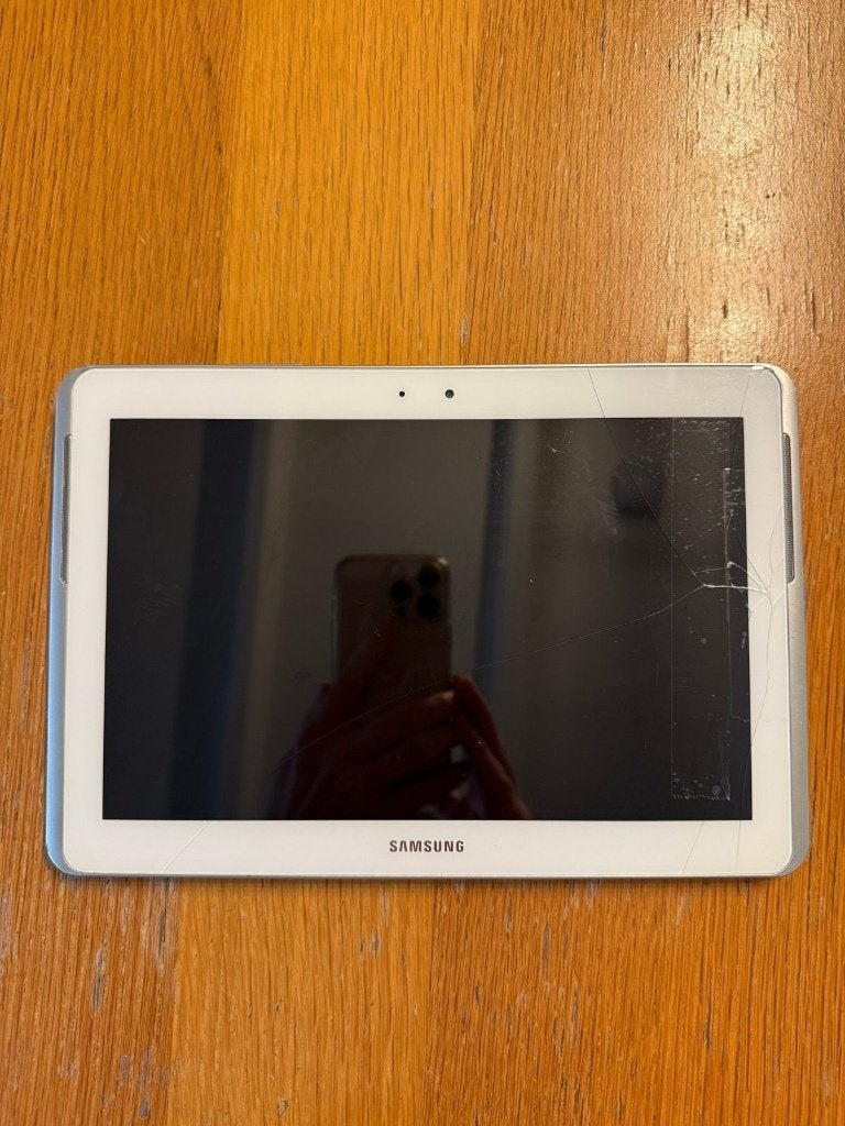 Samsung Galaxy Tab 2 10.1 - Scherm beschadigd, Computers en Software, Android Tablets, Ophalen of Verzenden, Niet werkend, 10 inch