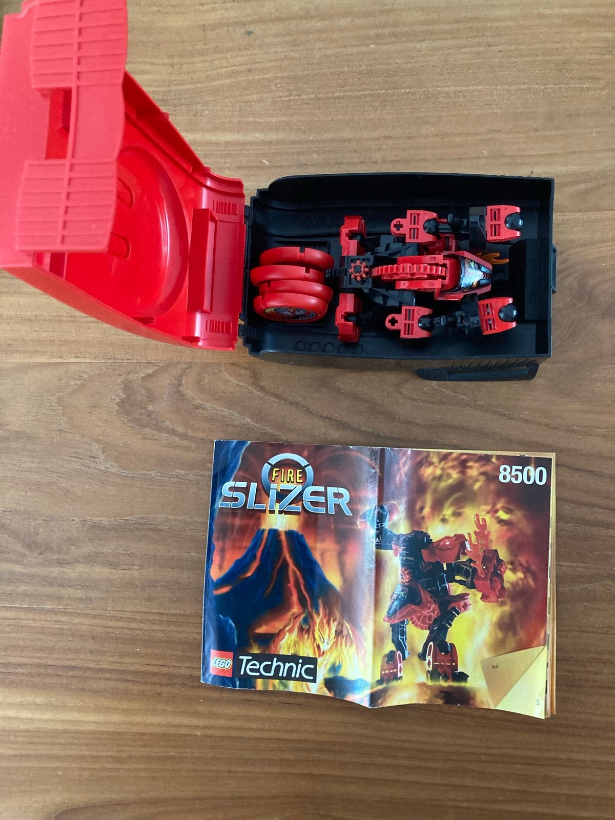 LEGO Technic Slizer Fire 8500 met Instructies en Case, Gebruikt, Lego, Ophalen of Verzenden, Complete set