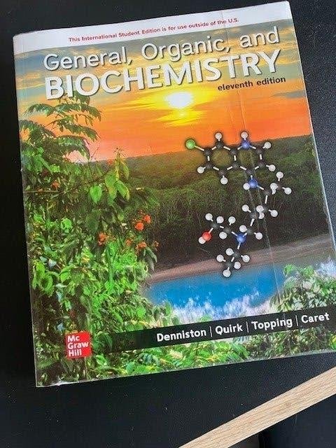 General, Organic, and Biochemistry 11e editie, Scheikunde, Ophalen of Verzenden, Zo goed als nieuw, McGraw Hill