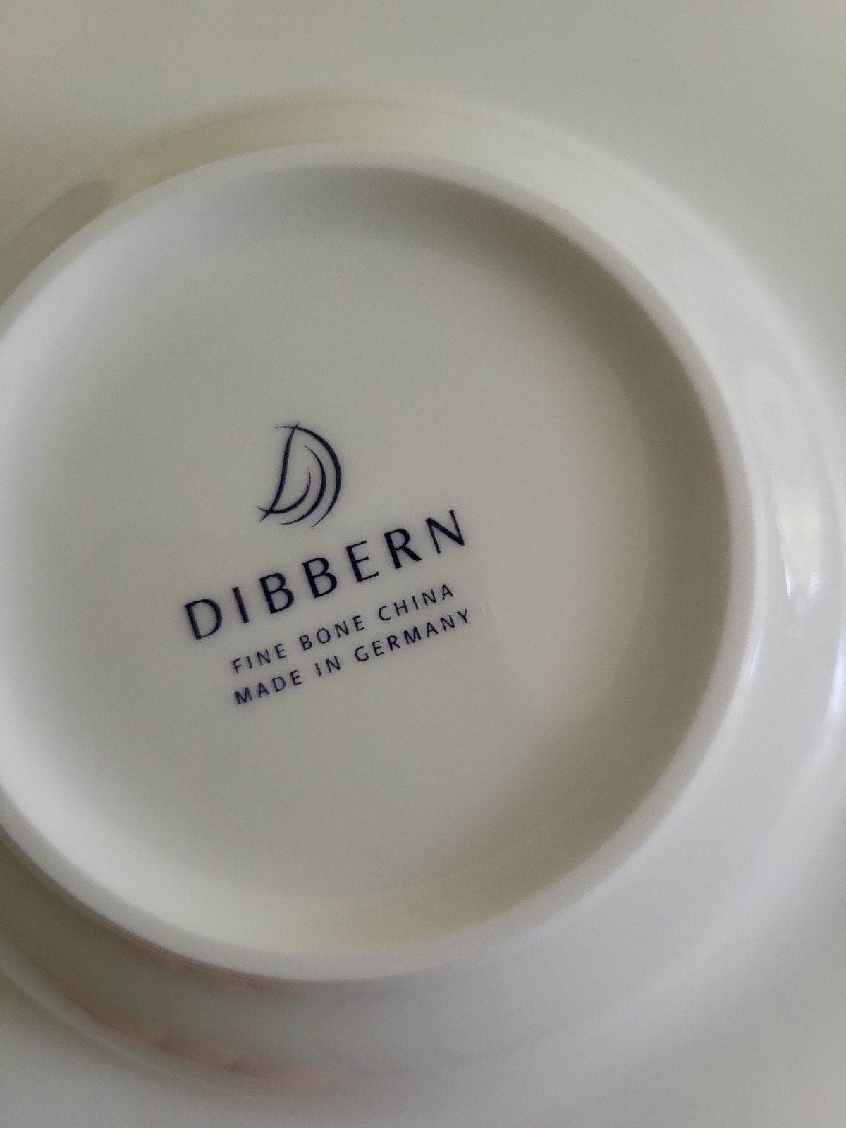 8x Dibbern china bone soep-/voorgerecht Borden, nieuwstaat, Ophalen, Overige merken, Zo goed als nieuw, Bord(en)