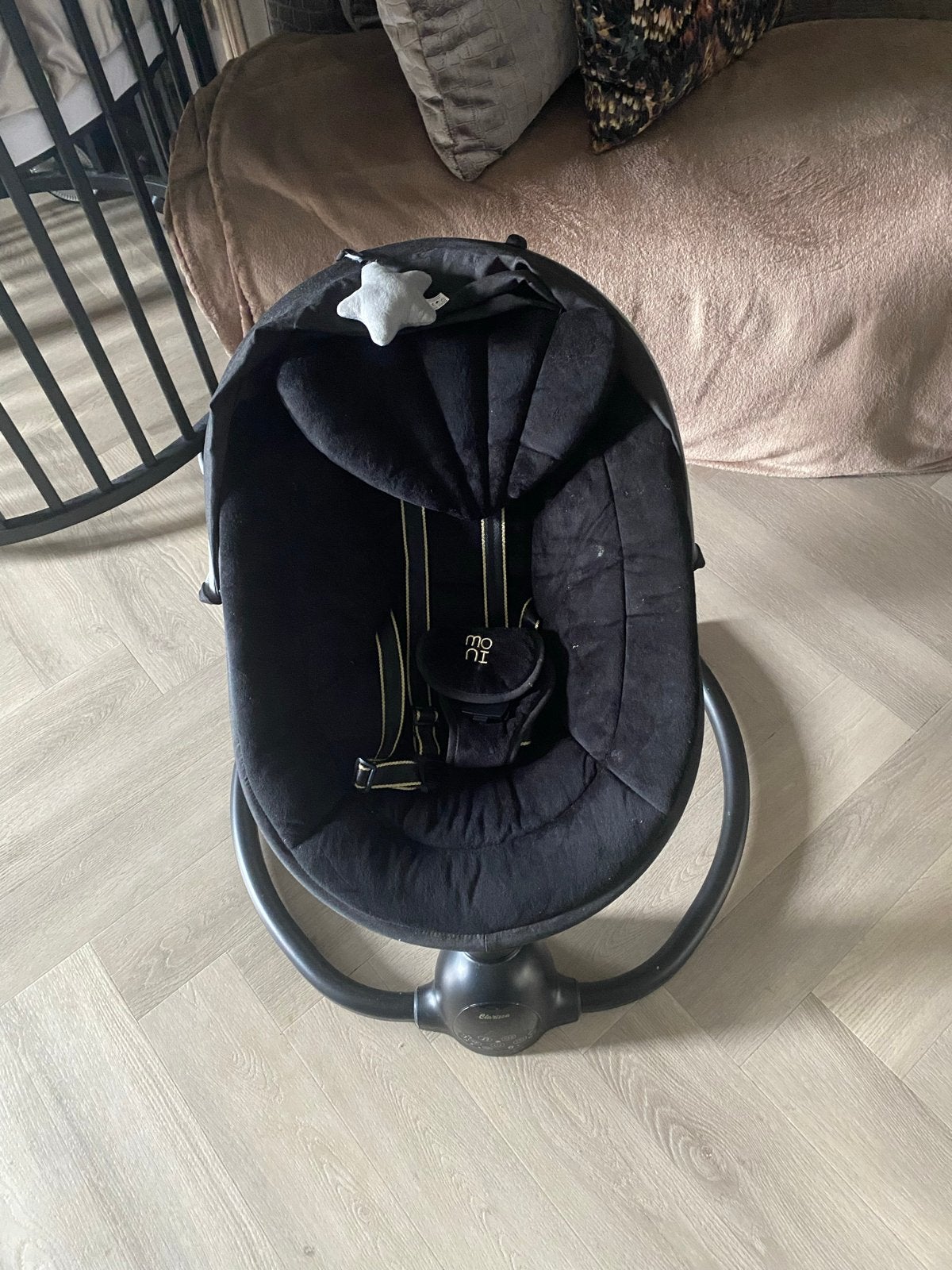 Cangaroo Babyschommelstoel met muziek en insectennet, Ophalen, Zo goed als nieuw, Overige typen, Met geluid