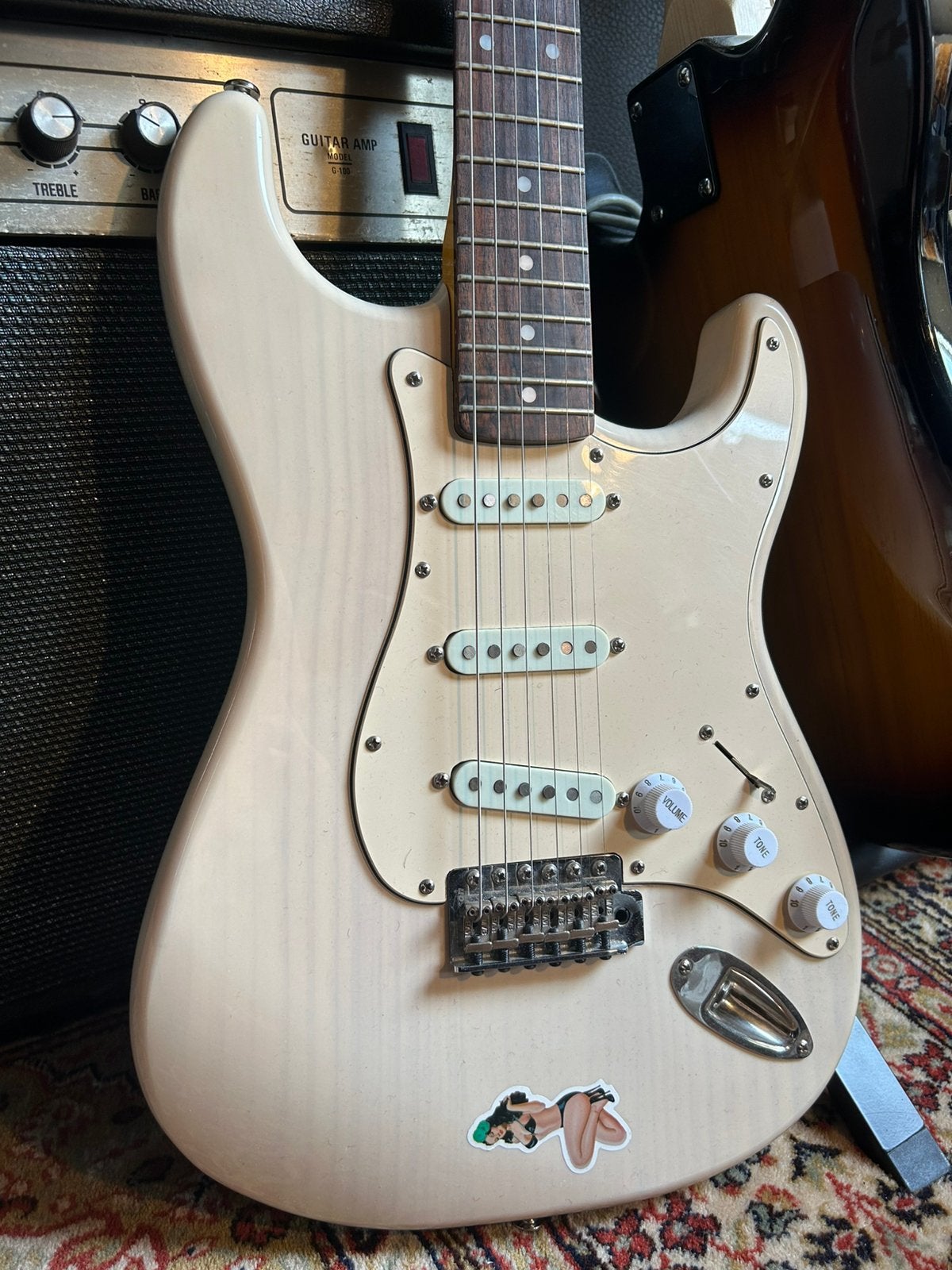 Doodad Stratocaster, Muziek en Instrumenten, Ophalen, Zo goed als nieuw, Solid body, Overige merken