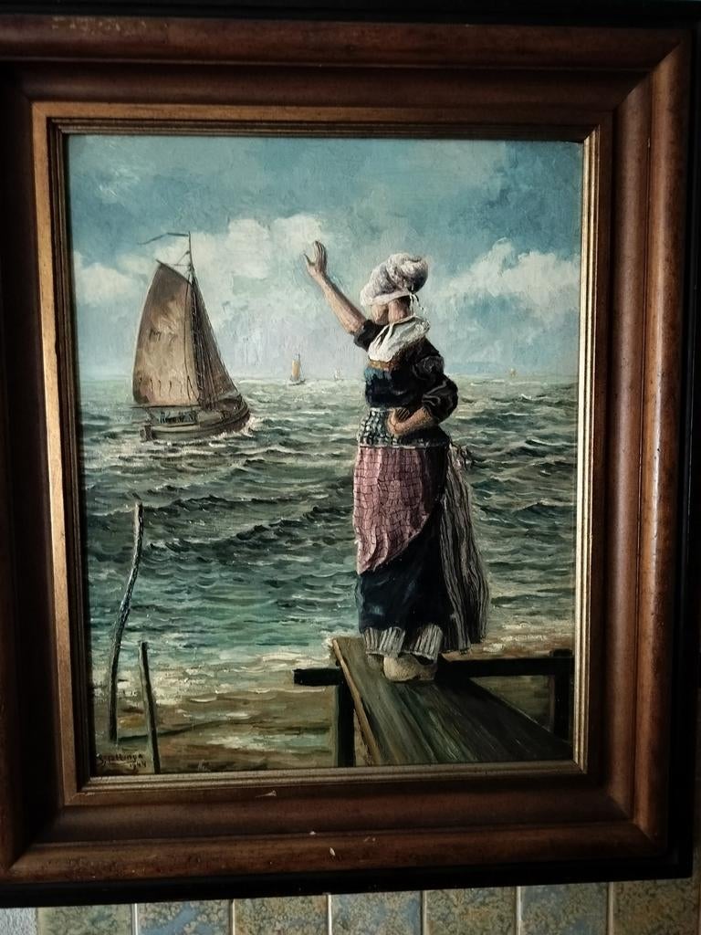 Olieverfschilderij van Sjouke Lettinga, Ophalen