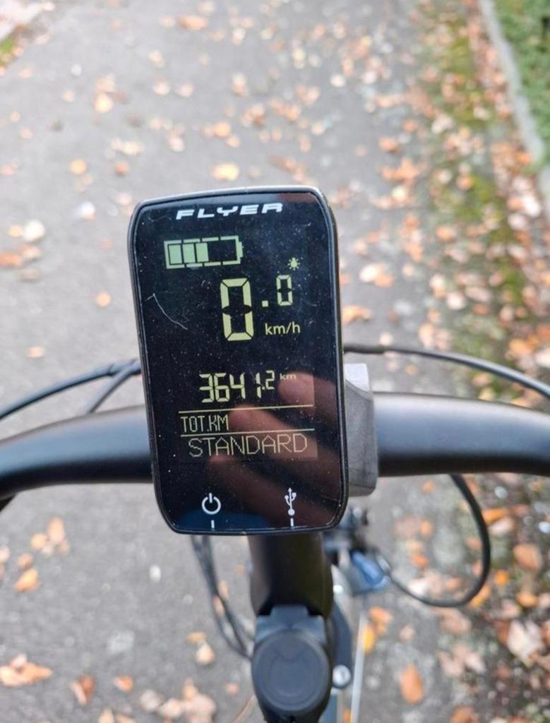 Flyer elektrische fiets – middenmotor – technisch 200%, Ophalen of Verzenden, Zo goed als nieuw, Minder dan 10 versnellingen, Overige merken