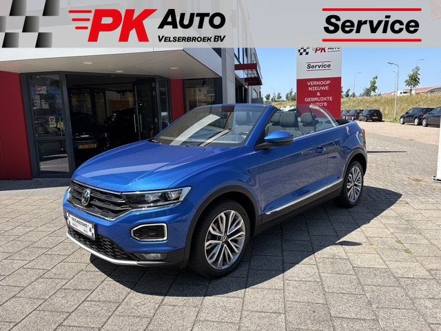 Volkswagen T-Roc Cabrio 1.5 TSI Style | Navi | Cruise | 67.9, Auto's, 12 maanden, Stof, 4 cilinders, Blauw