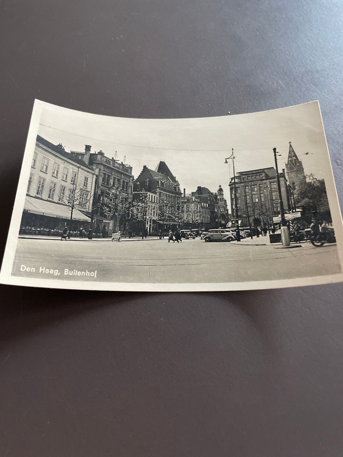 Oude ansichtkaart Den Haag, Buitenhof (Hema), Ophalen of Verzenden, 1940 tot 1960, Ongelopen, Zuid-Holland