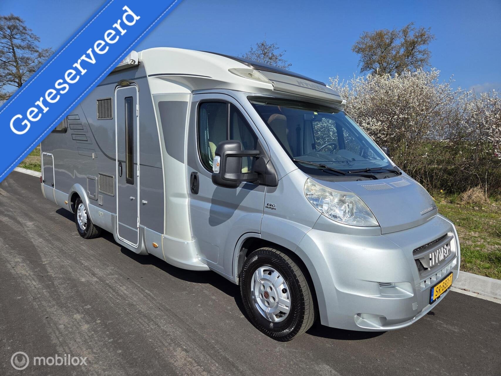 Hymer T 698CL 2.3 131PK ☆Queensbed, Xxl-koelkast, Solar☆, Caravans en Kamperen, Campers, 7 tot 8 meter, Bedrijf, Hymer, Half-integraal