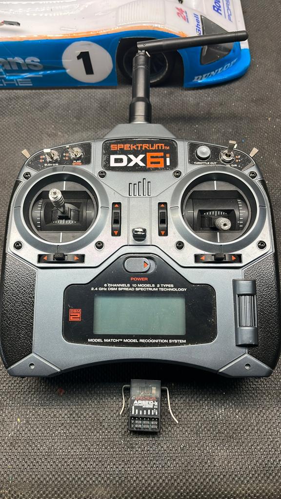 Spektrum DX6i zender met AR6210 ontvanger, Ophalen of Verzenden, Gebruikt, Overige schalen, Onderdeel