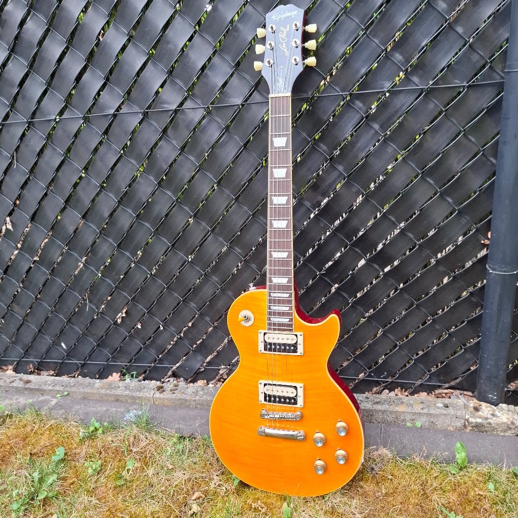Epiphone Slash Collection LP w/Case - Appetite Burst (RUIL), Ophalen, Zo goed als nieuw, Solid body, Epiphone