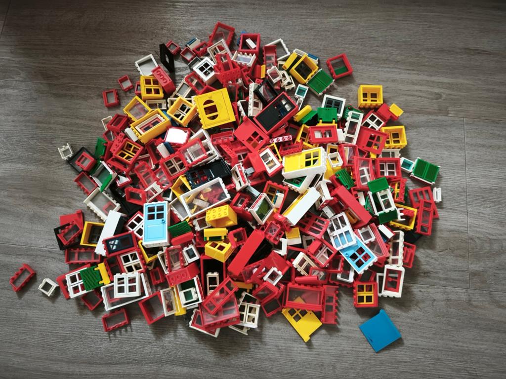 Grote partij Lego ramen en deuren, Lego, Ophalen of Verzenden, Losse stenen, City