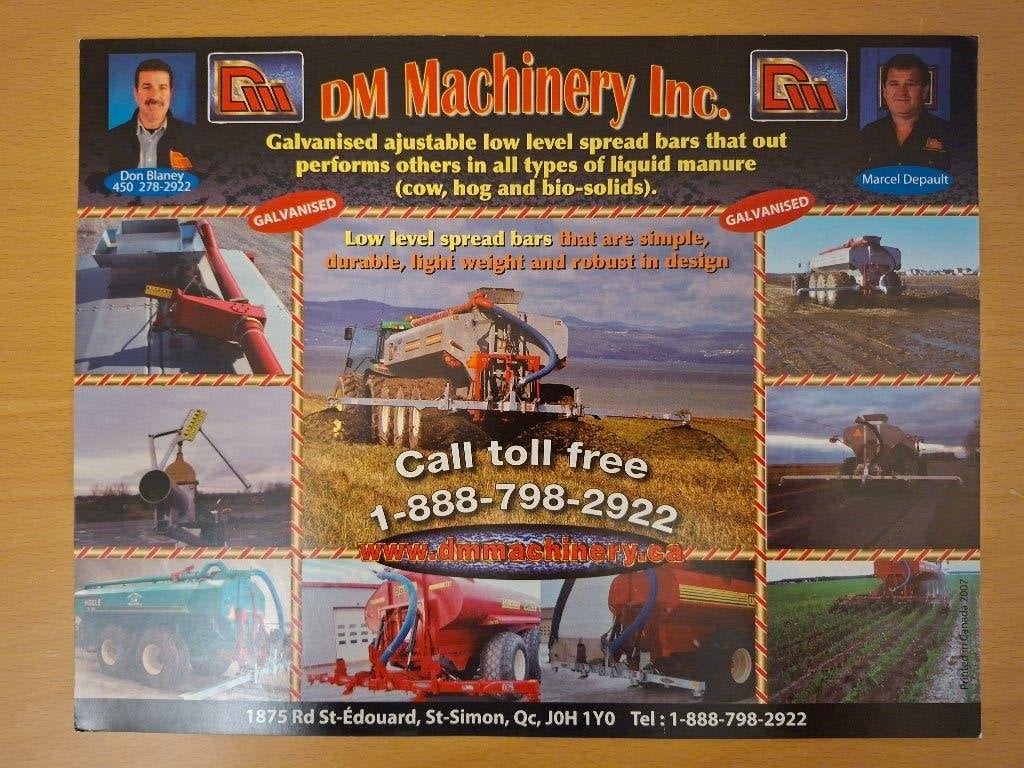 Folder DM Machinery Inc., Boeken, Ophalen of Verzenden, Gelezen, Tractor en Landbouw