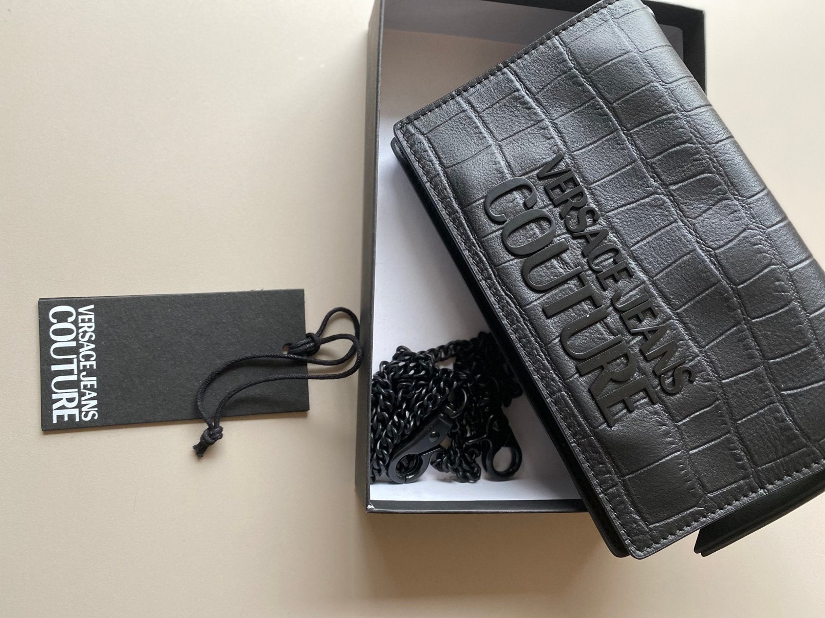 Versace jeans couture schoudertas clutch klein, Sieraden, Tassen en Uiterlijk, Tassen | Damestassen, Ophalen of Verzenden, Zo goed als nieuw