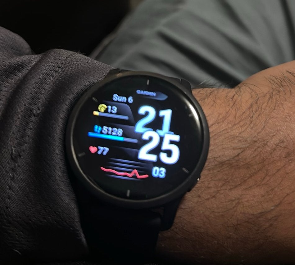 Garmin Venu 2 Smartwatch - Zwart, Afstand, Zwart, Ophalen of Verzenden, Zo goed als nieuw