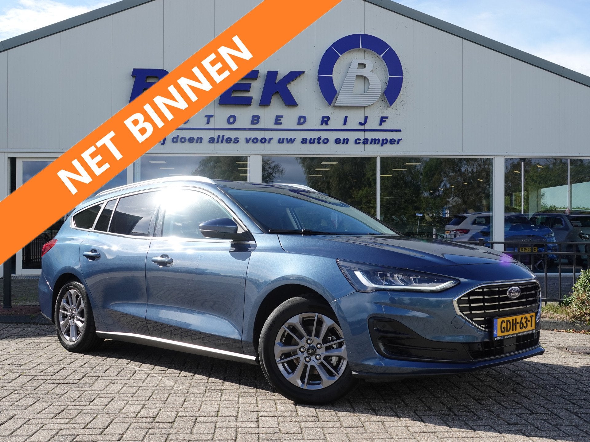 Ford FOCUS Wagon 1.0 EcoBoost 155PK Hybrid Titanium AUTOM. |, Auto's, Stof, Gebruikt, Euro 6, Verwarmde buitenspiegels