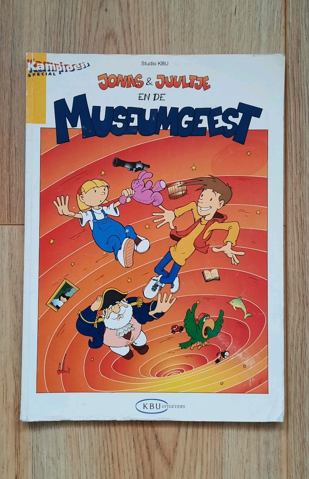 Stripboek Jonas en Juultje en de museumgeest, Boeken, Ophalen of Verzenden