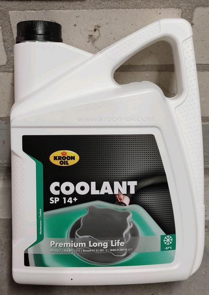 Koelvloeistof Coolant SP 14+
(5 L), Ophalen