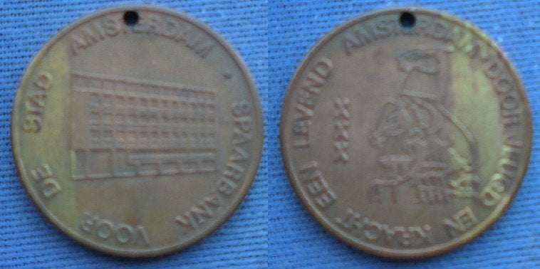 Spaarbank voor de stad Amsterdam, Ophalen of Verzenden, Overige materialen, Nederland