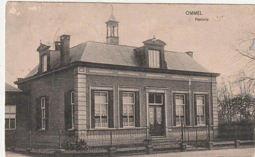 Ommel (Asten, N.Br.) - Pastorie, ca. 1914., Ophalen of Verzenden, Voor 1920, Gelopen, Noord-Brabant