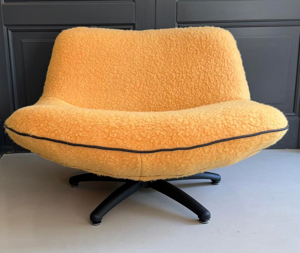Statement lounge chair | Draaifauteuil | Nieuw gestoffeerd, Huis en Inrichting, Ophalen, 75 tot 100 cm, Zo goed als nieuw, 75 tot 100 cm