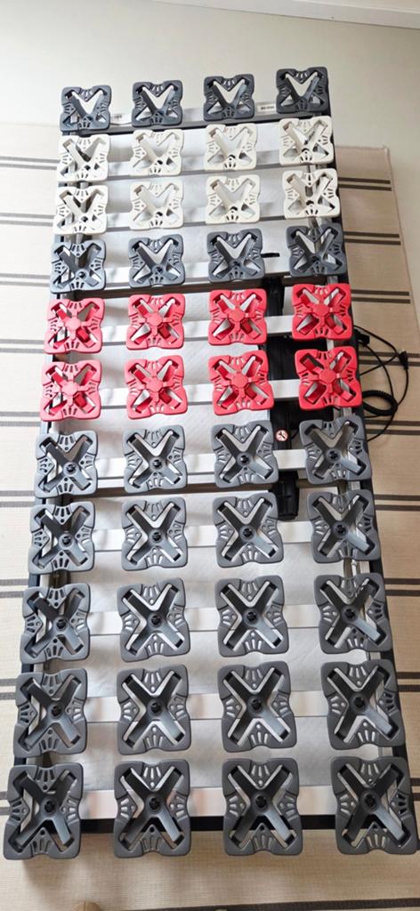 Bossflex elektrische schotelbodem 80x200, verstelbaar, Ophalen of Verzenden, Zo goed als nieuw, Eenpersoons, 80 cm