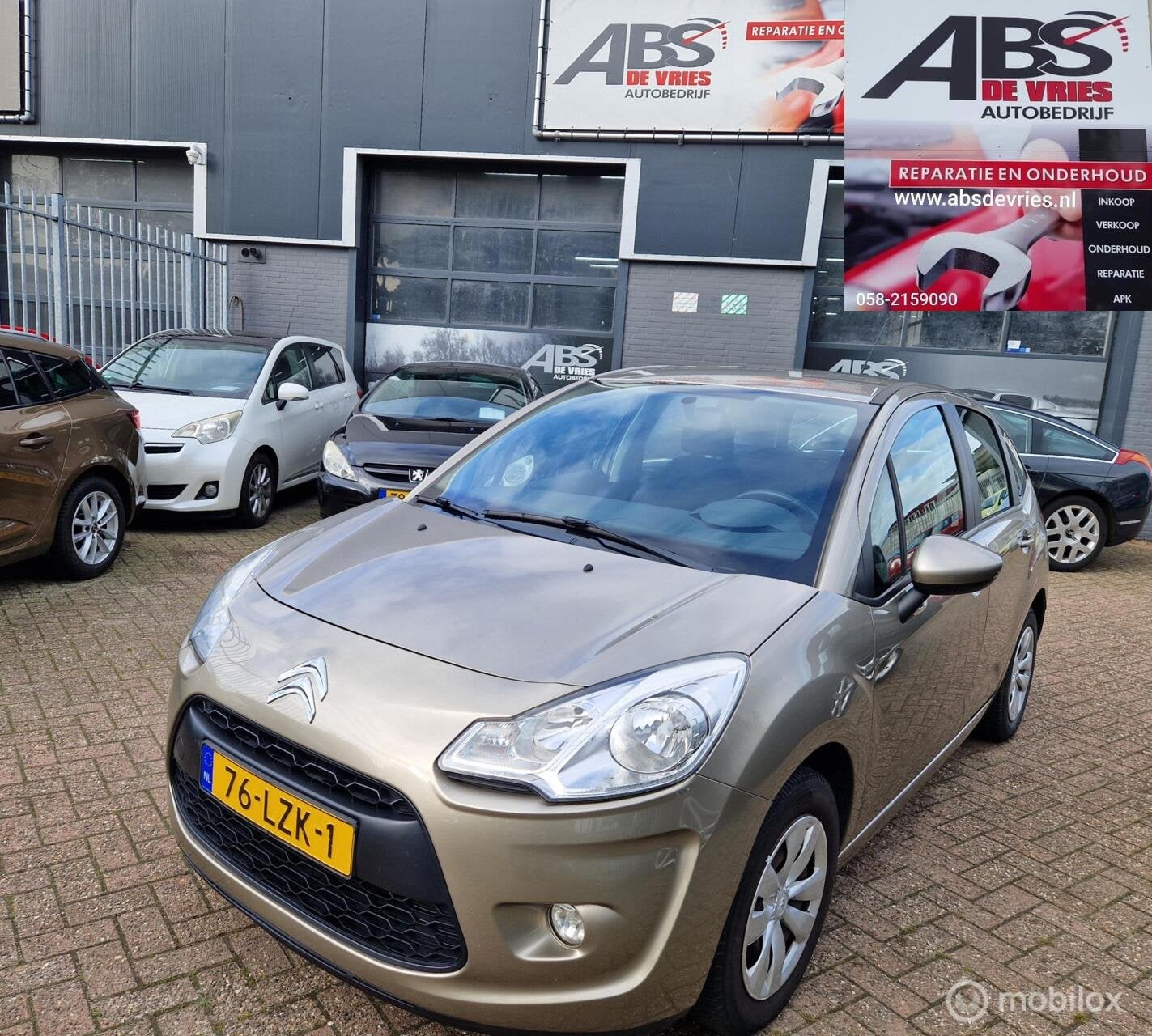 Citroen C3 1.4 Dynamique AIRCO CR CONTR APK APRIL 2027, Auto's, Voorwielaandrijving, 4 cilinders, Beige, Origineel Nederlands