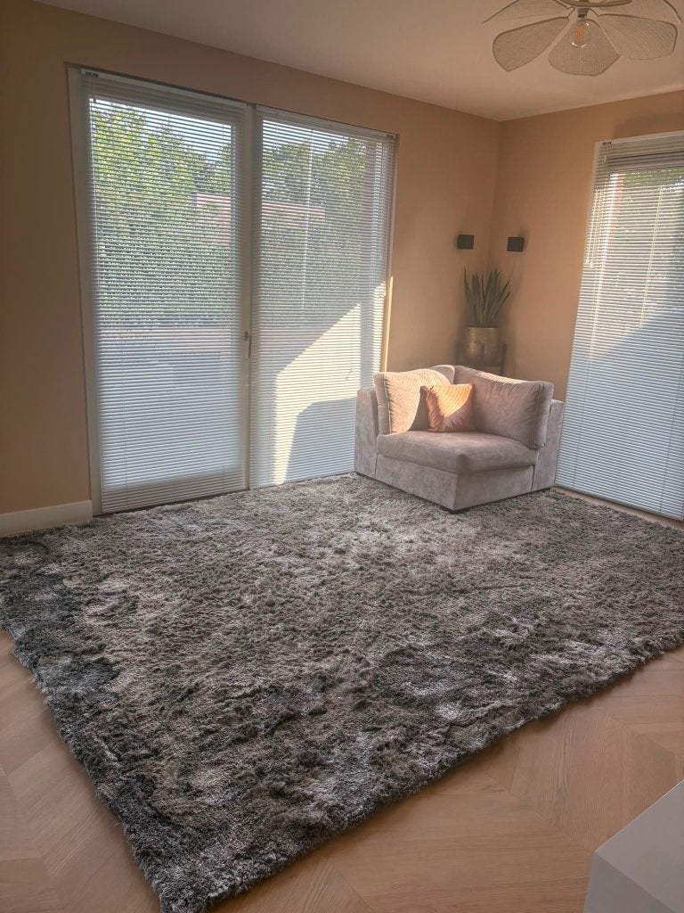 Vloerkleed, Huis en Inrichting, Ophalen, Gebruikt, Beige, 200 cm of meer