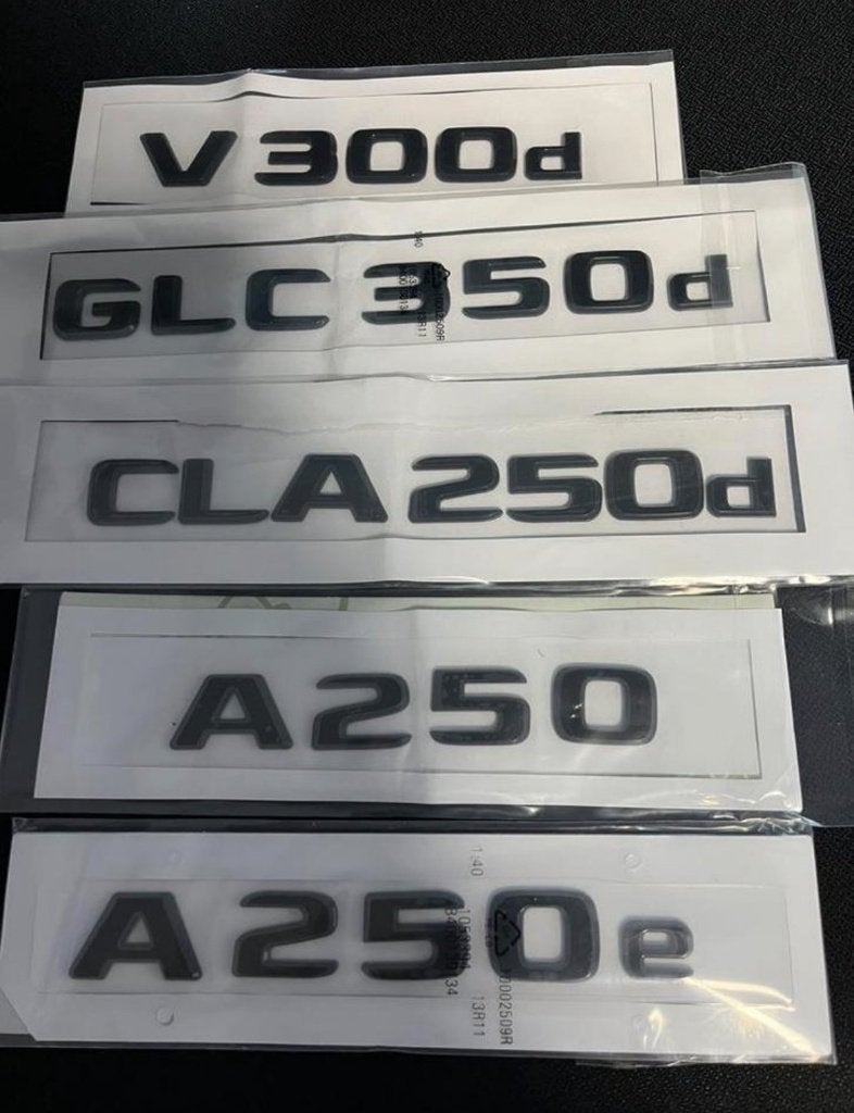 a200 a220 a250e embleem cla250d glc350d v300d a250 logo, Auto diversen, Autostickers, Ophalen of Verzenden