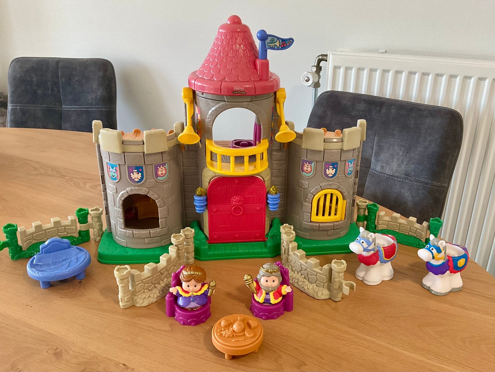 Little People : Kasteel - C1159 - compleet /geluid en licht, Kinderen en Baby's, Speelgoed | Fisher-Price, Ophalen, Gebruikt, Speelset