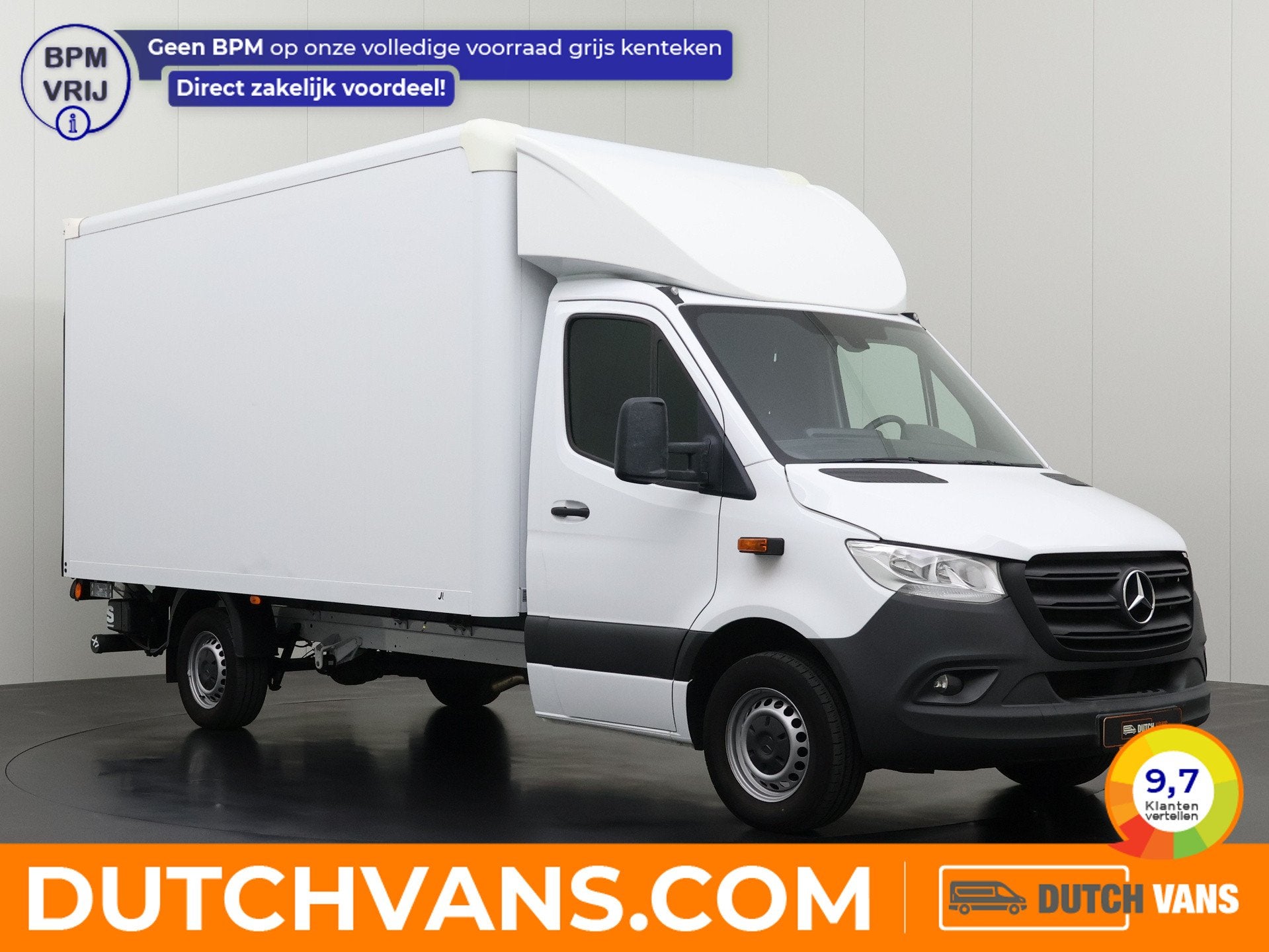 Mercedes-Benz Sprinter 317CDI Bakwagen+Laadklep | Dakspoiler, Gebruikt, Euro 6, 2000 kg, 2675 kg