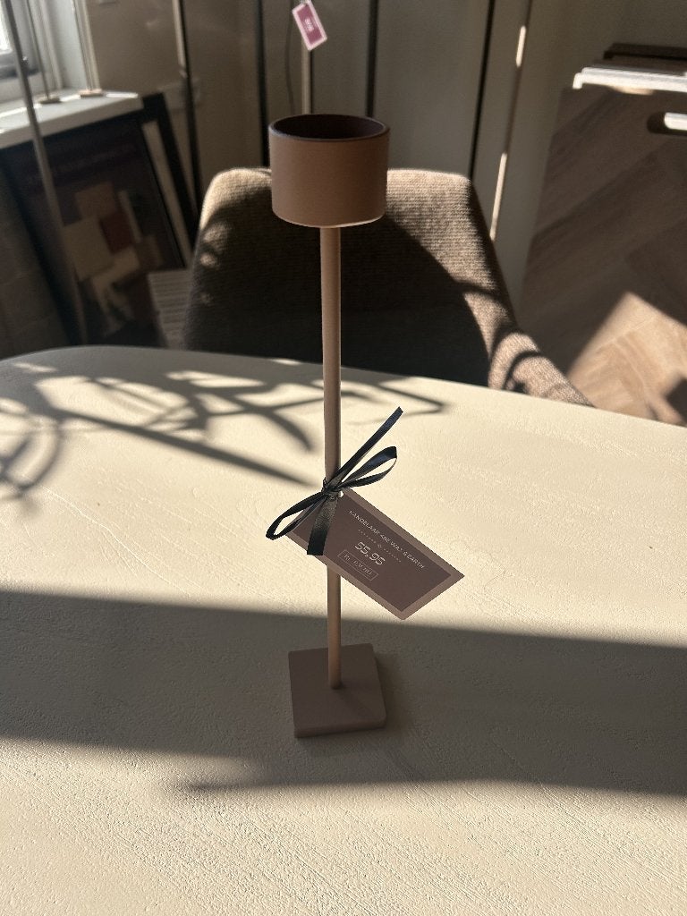 Vloerkandelaar Abe Wax S Earth 35,5 cm, nieuw, Nieuw, Ophalen of Verzenden, Metaal, Japandi