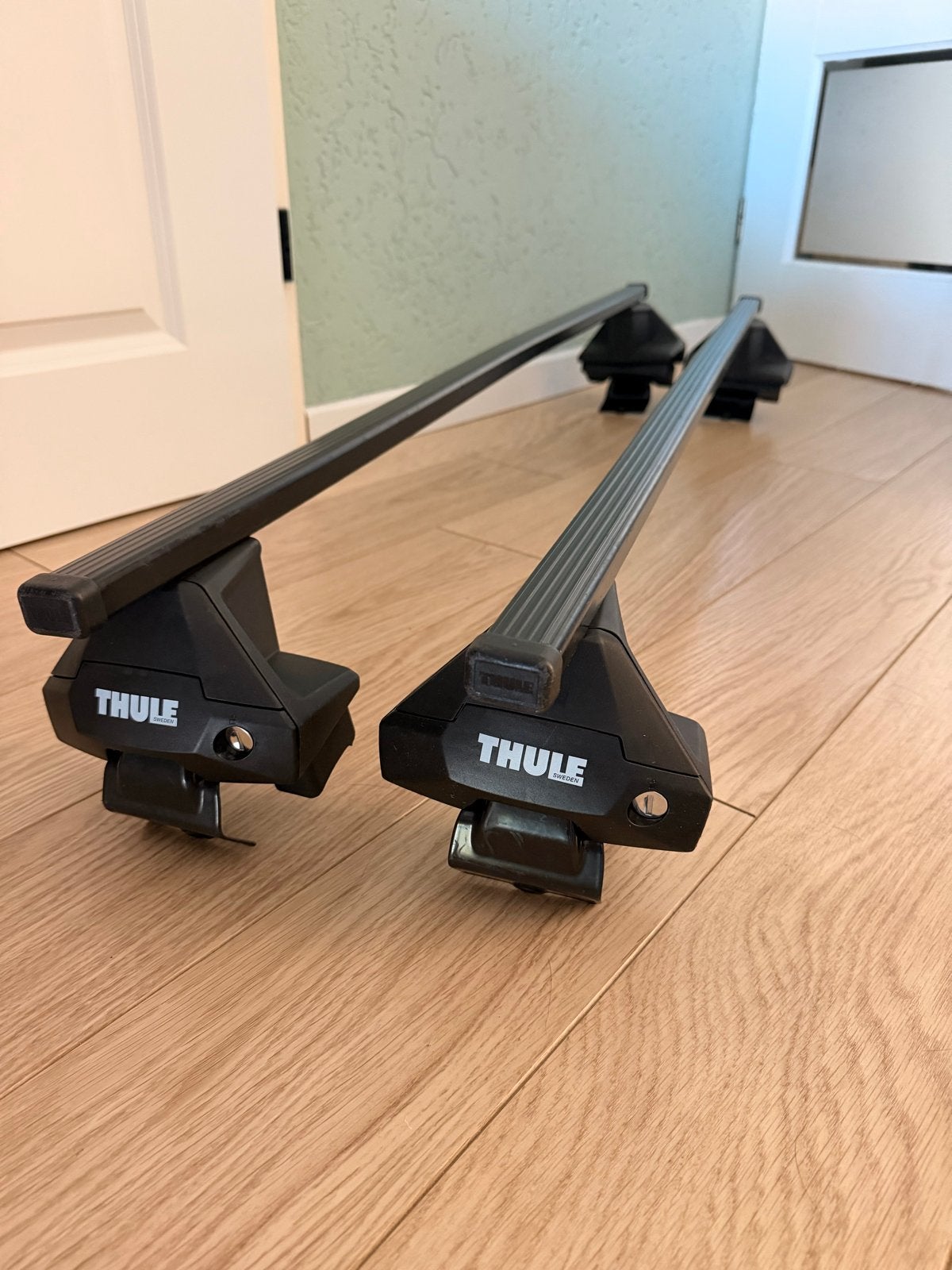 Thule Dakdragers squarebar evo,geschikt voor oa Peugeot/opel, Auto diversen, Dakdragers, Ophalen of Verzenden, Zo goed als nieuw