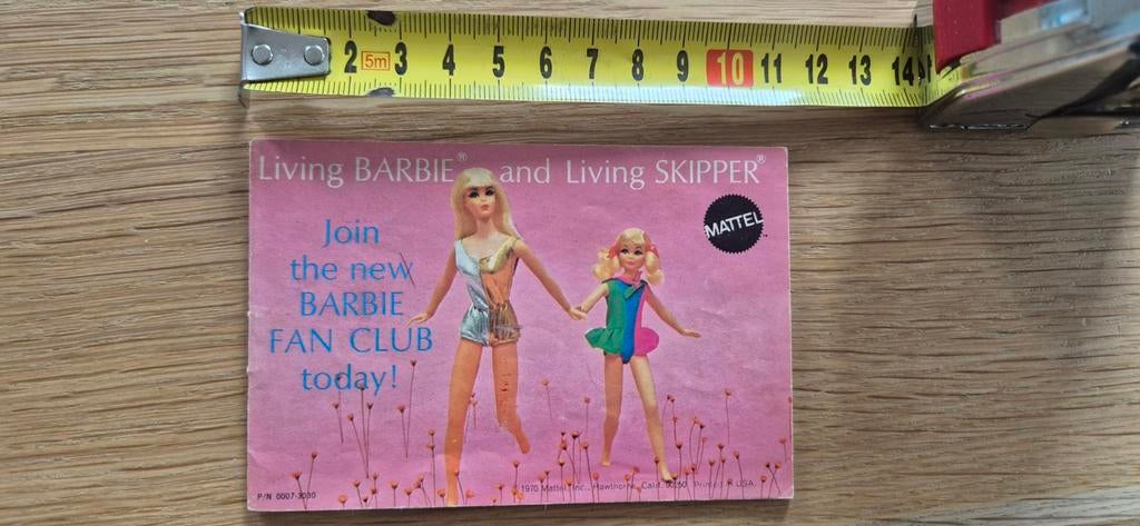 Vintage Barbie booklet/folder 1970, Ophalen of Verzenden, Gebruikt, Accessoires