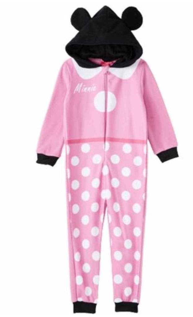 Minnie Mouse fleece Onesie - Disney - Maat 92, Nacht- of Onderkleding, Meisje, Minnie Mouse, Nieuw