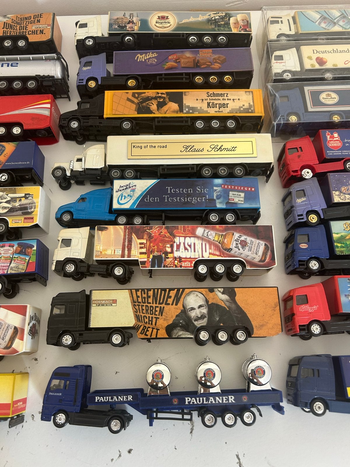 Grote verzameling modeltrucks reclame trucks ca. 75-80 stuks, Ophalen of Verzenden, Bus of Vrachtwagen
