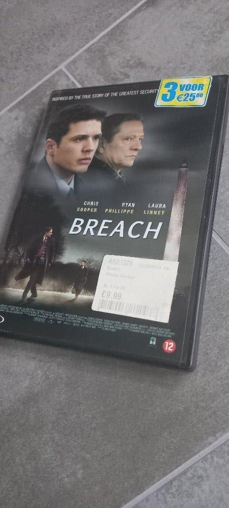 DVD Breach - nieuw, Alle leeftijden, Ophalen of Verzenden, Nieuw in verpakking, Actiethriller