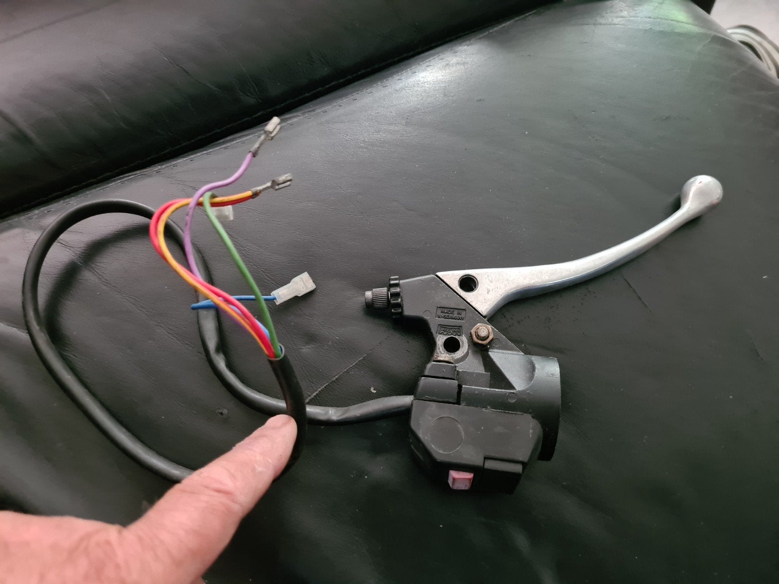 zundapp ks50 tt linker Magura stuurhendel in goede staat, Verzenden, Zo goed als nieuw, Blok