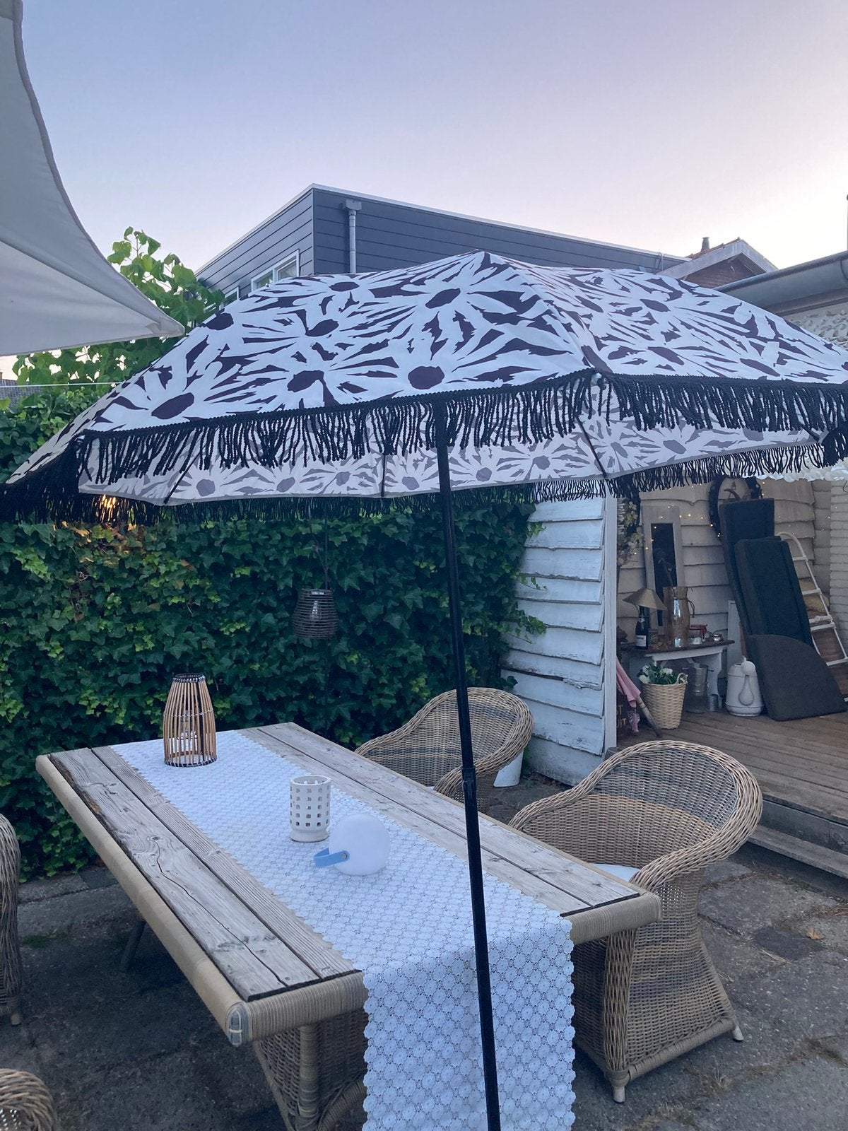 Parasol, Ophalen, Zo goed als nieuw, Minder dan 1 meter, Strandparasol