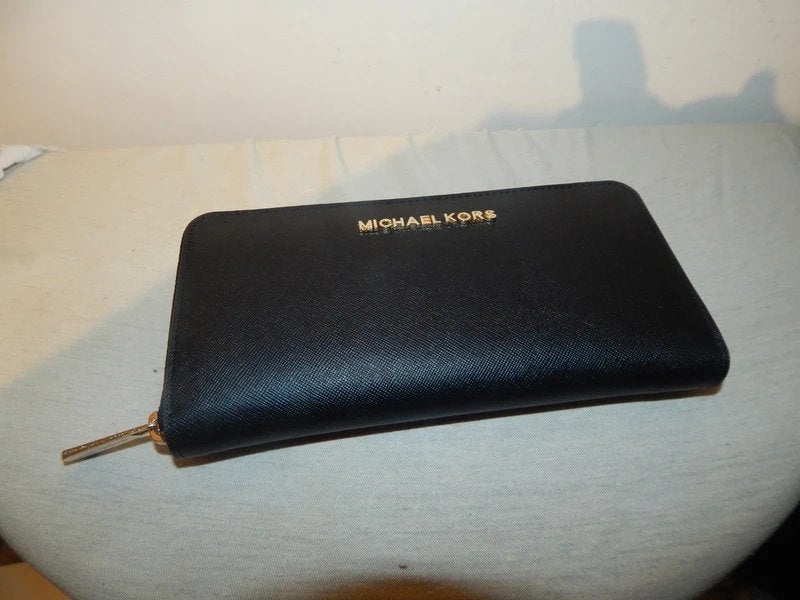 Michael Kors zwarte nieuwe portemonnee gouden hardware, Sieraden, Tassen en Uiterlijk, Portemonnees, Verzenden, Nieuw, Zwart, Overige merken
