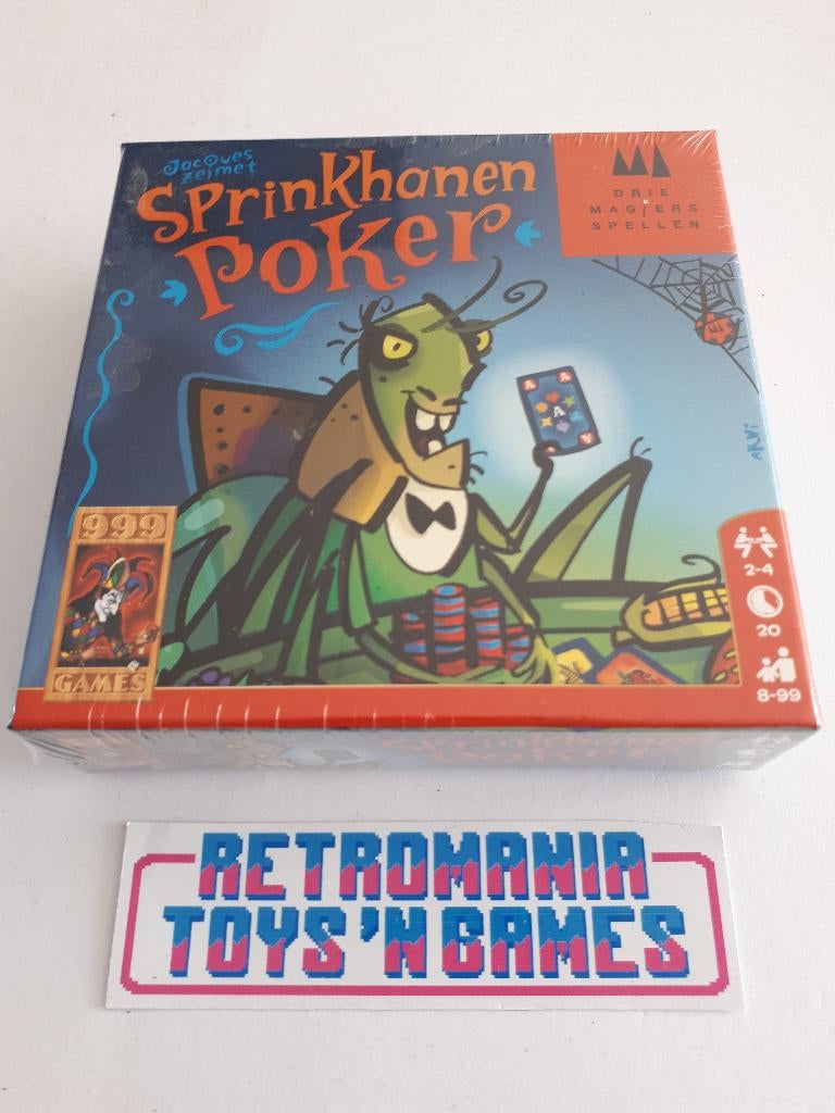 kaartspel - sprinkhanen poker (nieuw in seal), Hobby en Vrije tijd, Gezelschapsspellen | Kaartspellen, -, -, Ophalen of Verzenden