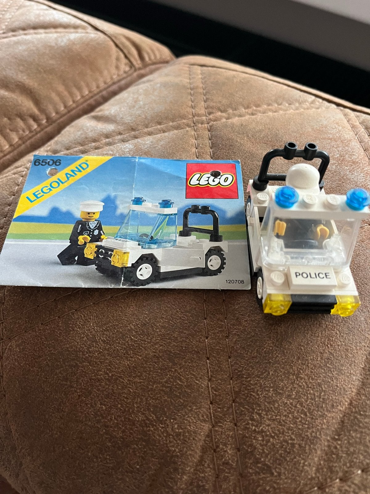 LEGO Legoland 6506 Police Patrol (1989) - 100% compleet, Ophalen of Verzenden, Gebruikt