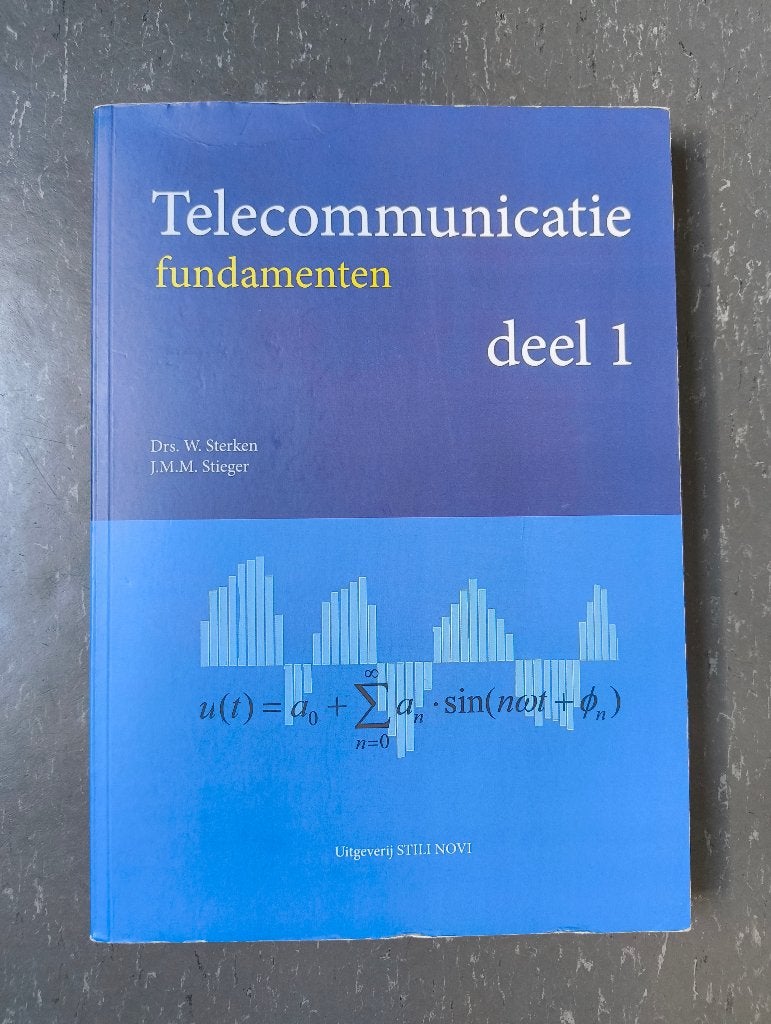 Telecommunicatie, fundamenten / 1, Ophalen of Verzenden, Zo goed als nieuw, Elektrotechniek