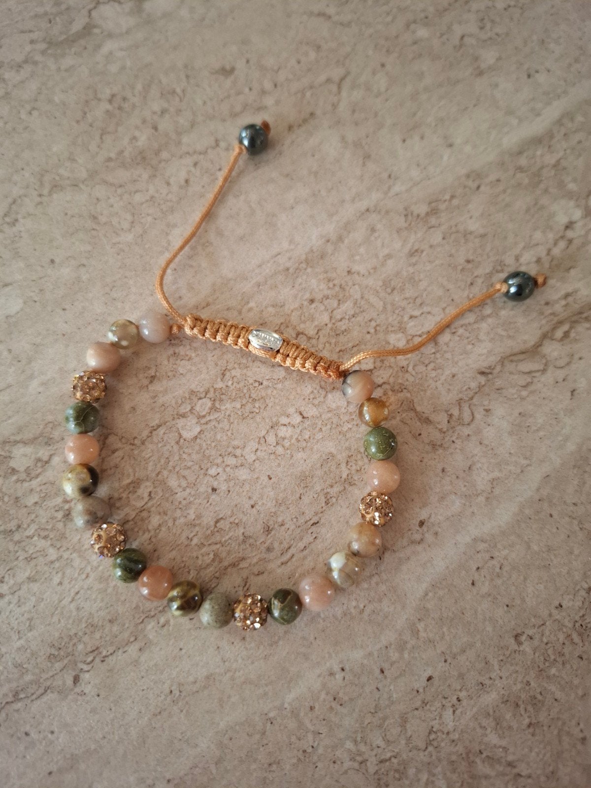 Karma armband, Sieraden, Tassen en Uiterlijk, Overige materialen, Overige kleuren, Zo goed als nieuw, Met edelsteen