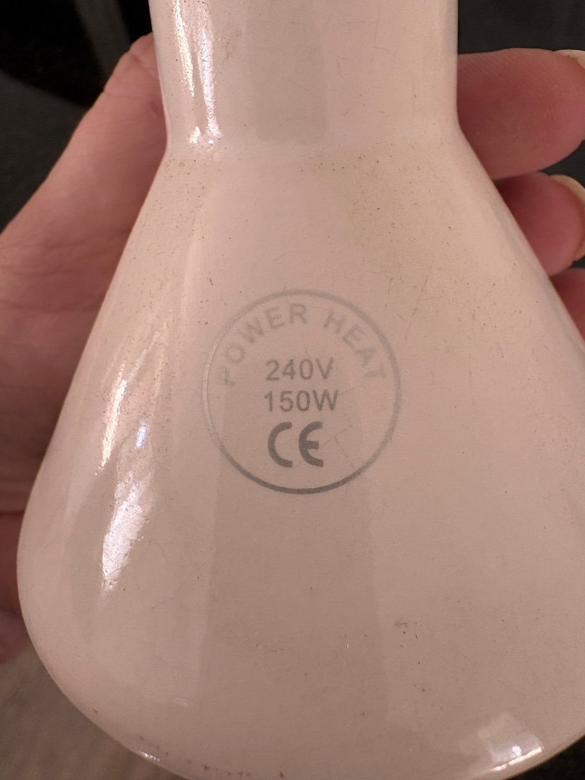 Foto 4 van 2 warmtelamp armaturen inclusief lampen (150w)